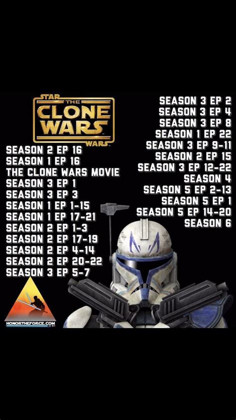 clone wars order watch|star wars clone viewing order.